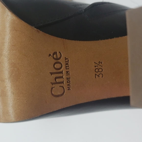 178- Chloé Open Toe Ankle Booties Made In Italy Size 38.5EU 8US - Picture 8 of 9
